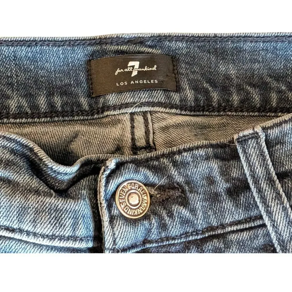 7 For All Mankind Men's Jeans 30 Medium Wash Straight Stretch Denim USA